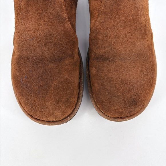 BORN | Viana Leather Wedge Bootie in Distressed Brown | Sz 7 - Picture 6 of 14